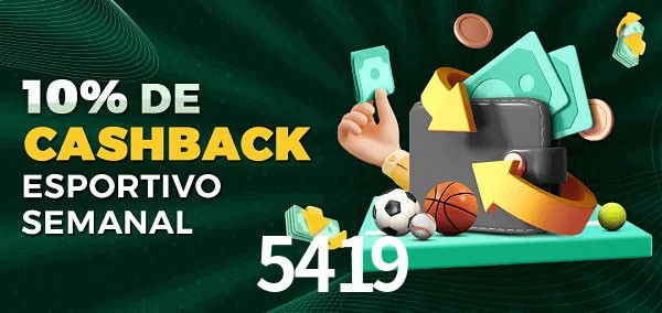 10% de bônus de cashback na 5419